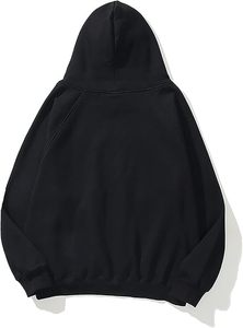 Pull à capuche pour hommes avec logo imprimé personnalisé privé 100% coton costumes unis confortables pour l'hiver - Product Image 6