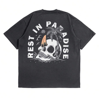 T-shirts d'été pour hommes en coton biologique tricoté, écologiques, respirants, à séchage rapide, anti-boulochage, 220g, personnalisables, 2024