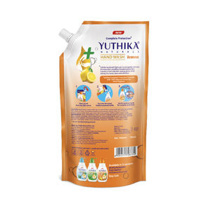 Yuthika Naturals 750ml citron lavage des mains pH équilibré forme liquide 100% extraits naturels - Product Image 6
