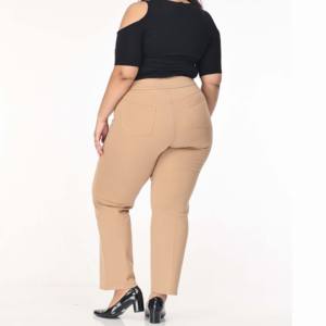 Pantalon d'été pour femmes Pantalon taille haute à jambes larges Pantalon décontracté empilé Legging Pantalon de survêtement Street Style pour dames - Product Image 2