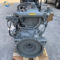 Ensemble moteur diesel d'excavatrice 4BG1 4BG1T 4JJ1 4JJ1X 4HK1 4HK1X compatible avec le remplacement du moteur Isuzu