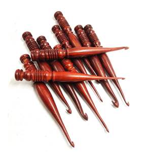 Aiguilles à tricoter en bois faites à la main |   Finition polie de qualité supérieure |   Prix de gros en vrac d'usine - Product Image 1