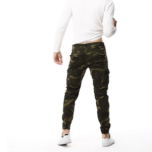 Pantalon Cargo Camouflage Personnalisé Homme – Taille Haute, Grandes Poches, Devant Plat – Idéal Fitness, Jogging, Gym, Décontracté, Grande Taille, Streetwear – Vente en Gros - Product Image 6