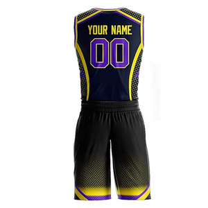 Conjunto de uniforme de baloncesto personalizado para adultos al por mayor, ropa deportiva sin mangas de poliéster de talla grande 100%, ropa de equipo - Product Image 4