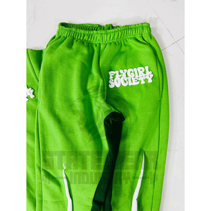 Nouveau survêtement élégant et lourd de 450 GSM, impression en relief, molleton 100% coton, logo personnalisé, pantalon de survêtement et ensemble 2 pièces - Product Image 4