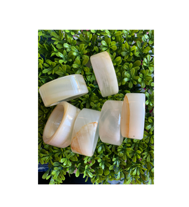 Best Quality Marble Napkin Ring Holder Unique Shape Table Decoration Office <b>Wedding</b> Use Manufactured in India - Product Image 2