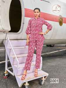 ชุดคอตตอนแท้พิมพ์ลายสำหรับใส่ในเทศกาลเสื้อผ้าอินเดียสีสวย - Product Image 5