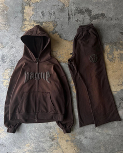 Manufacturer Custom Lightweight <b>Zip</b>-<b>Up</b> <b>Jacket</b> Pants Set for Sun Faded Tracksuits Unisex XL Size Training Custom Winter - Product Image 4