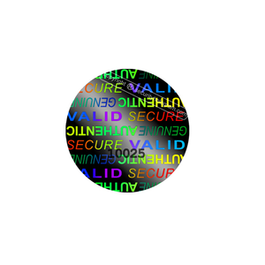 สติกเกอร์โฮโลแกรมแท้ รูปทรงตามสั่ง กันน้ำ ติดทนนาน สำหรับใช้กับอาหารในซูเปอร์มาร์เก็ตและนาฬิกา - Product Image 5