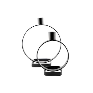 hot sale metal <b>candle</b> <b>Holders</b> aluminium stylish Party Wedding Decorations Candlesticks Gold Color Table Craft Candelabra - Product Image 4