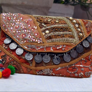 <b>Boho</b> Clutch Ladies <b>Boho</b> Hand Clutch Hippie <b>Bag</b> Indian Tribal <b>Bag</b> Ladies Fashionable Handmade Indian <b>Bags</b> Indian Embroidery <b>Bag</b> - Product Image 1