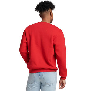 Pull-over en molleton uni pour hommes, haut à manches longues, col rond, pull-over décontracté avec coupe régulière, sweat-shirts à capuche et sweat-shirts - Product Image 6
