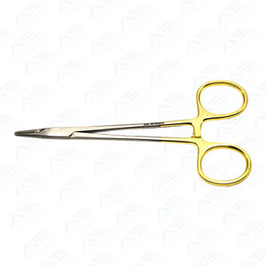 Soporte de aguja Derf Serraciones longitudinales Instrumentos médicos quirúrgicos de acero inoxidable Soporte de aguja Derf 12cm - Product Image 6