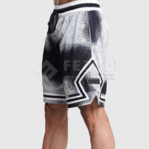 Pantalones cortos de gimnasio más vendidos de secado rápido hechos de poliéster Spandex Nuevo estilo Casual Patrón sólido - Product Image 4
