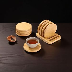 Posavasos de madera premium para bebidas que ofrecen protección contra arañazos y seguridad duradera para la mesa - Product Image 5
