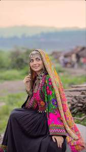 Vestido regional afgano bordado de manga larga para mujer de alta calidad última llegada precio al por mayor - Product Image 4