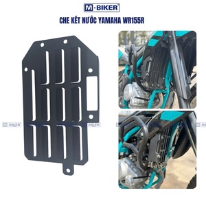 Protection de radiateur extérieure en acier inoxydable WR155R pour motos Yamaha Mbiker - Product Image 5