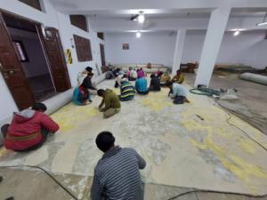 พรมขนสัตว์100% พรมขนสัตว์ปักลายรูปทรงสูงออกแบบได้ตามต้องการ - Product Image 6