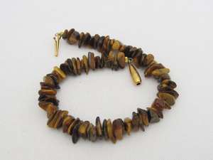 Pulsera de plata esterlina 925 Ojo de Tigre vintage con cierre chapado en oro de 14 quilates joyería elegante hecha a mano de 7 pulgadas - Product Image 6