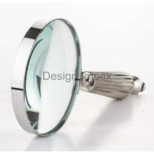 Lupa de latón Lupa personalizada ligera Accesorios náuticos Artículo de oficina Lupa Diseño personalizable - Product Image 4