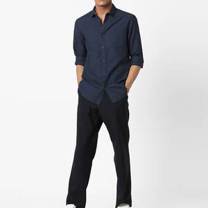 Camiseta de algodón informal ligera y ecológica para hombre, camiseta de moda con cuello levantado, transpirable, el mejor artículo en línea, nueva camiseta de vestido de salida - Product Image 4