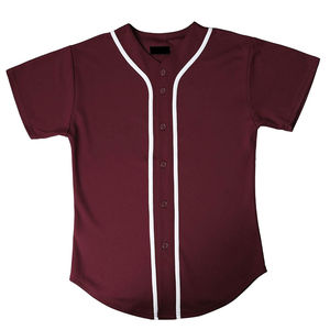 Maillots de baseball pour hommes personnalisés imprimés respirants de haute qualité en gros Chemises de softball - Product Image 6