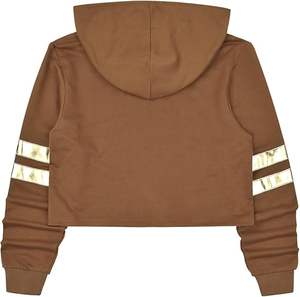 2024 Fall <b>Winter</b> Fashion Plus Size Casual Pullover Hoodie Streetwear Women's Crop <b>Top</b> Sweatshirt Woman Clothes Hoodies - Product Image 1