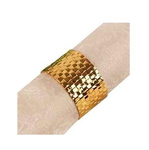 Accesorios DE MESA DE BODA Diseño elegante Anillos de servilleta de latón de color dorado Anillo de servilleta hecho a mano de alta calidad Producto superior más vendido - Product Image 3