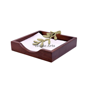 กล่องใส่กระดาษเช็ดปากทรงสี่เหลี่ยมคุณภาพเยี่ยม ดีไซน์สวยงาม ขนาดสั่งทำได้ ผลิตจากอินเดีย - Product Image 3