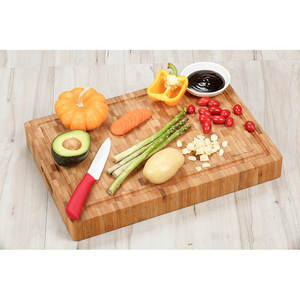 Planche de boucher en bambou biologique Ustensile premium pour la cuisine - Product Image 4