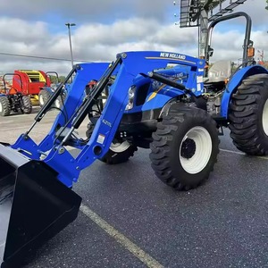 Mini tractor agrícola usado New and Holland T7.210 4X4WD para motor diésel 100HP de alta productividad - Product Image 3