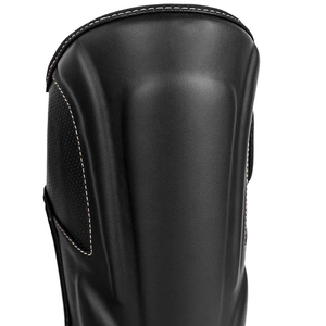 Hot Selling Professional Kickboxing Boxing Leg Pad Black Color High Quality Pu Leather Muay Thai Training Protector Shin Guards - Product Image 2