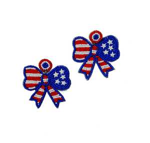 Handmade Colorful Seed Bead Earrings Boho Fashion Jewelry for Women Lightweight Dangle Design - Product Image 2