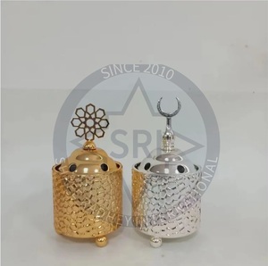 Mubkhar ramadan ที่จุดธูปโลหะภาคกลางพิเศษและเครื่องพ่นกลิ่นหอมของตกแต่งบ้านที่หรูหราสำหรับการเพิ่มบรรยากาศ - Product Image 1