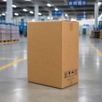 Scatola di Spedizione in Cartone Ondulato Personalizzata, Imballaggio per Esportazione in Carta Kraft per Consegna in Fabbrica