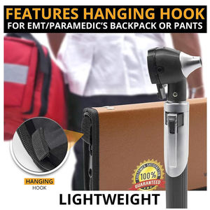 Otoscope manuel en acier inoxydable haute performance avec lentille à visibilité améliorée pour usage chirurgical ORL et examen précis de l'oreille - Product Image 5