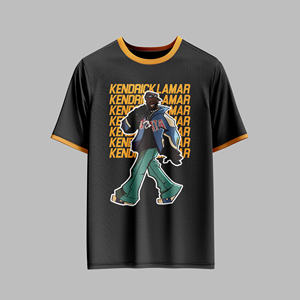 Men's Oversized Cotton T-Shirt Custom Logo Printing, Vintage Embroidery, <b>Perfect</b> for Streetwear & Hip Hop Style - Product Image 2