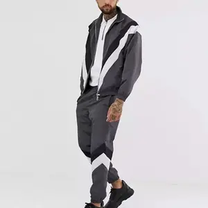 Survêtement 100% coton pour hommes, vêtements de sport de haute qualité, logo personnalisé, survêtement de sport pour hommes, vente en gros - Product Image 2