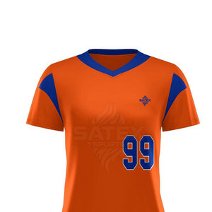 ชุดซอฟต์บอลแบบใหม่ สไตล์ฝึกซ้อม รับทำโลโก้ ผลิตในปากีสถาน ระบายอากาศได้ดี โพลีเอสเตอร์ 100% คุณภาพสูง สีและขนาดตามสั่ง รับผลิตแบบ OEM - Product Image 5