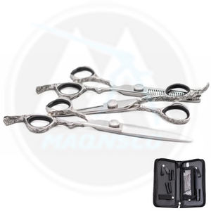 Ciseaux de coupe et d'amincissement de salon de coiffure personnalisés de haute qualité 5.5" - Product Image 1