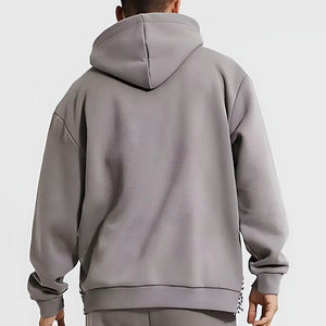 Sudadera con Capucha y Pantalones Deportivos de Algodón 100% Transpirable con Diseño de Logotipo Personalizado para Hombre - Product Image 5