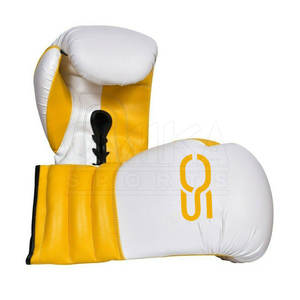 Gants de sport pour adultes en cuir PU de qualité supérieure imprimés avec logo personnalisé Tailles de 8oz et 16oz avec poignées pour la boxe et les arts martiaux - Product Image 1