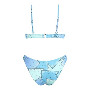 Traje de Baño Bikini Sexy de Dos Piezas para Mujer, Estilo de Talle Bajo, Tela Suave, Moda de Playa, Fabricante Mayorista OEM - Product Image 4