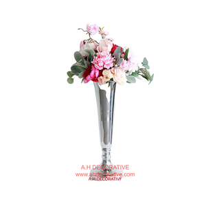 Antique Gold Colored Metal Vase Hand Embossed Metal Decorative <b>Tall</b> Floor Standing Decorative Metal Handmade Vase - Product Image 6