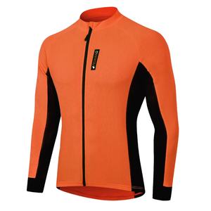 Maillot de cyclisme respirant pour homme à manches longues, écologique, séchage rapide, impression numérique, anti-UV, découpe laser, été, 100% polyester - Product Image 5