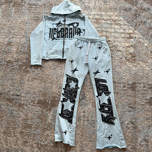 เสื้อฮู้ดมีซิปมีฮู้ดสำหรับผู้ชายวินเทจ - Product Image 3