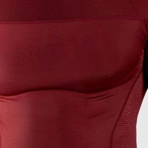 T-shirt de compression en polyester OEM, T-shirt de sport imprimé personnalisé, T-shirt de compression personnalisé vierge et ajusté - Product Image 6