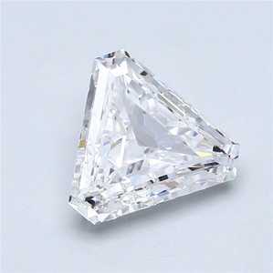 Precio al por mayor IGI Certified Lab-Grown CVD Triangle Cut Diamantes sueltos Fabricación de joyas de alta calidad Excelente brillo Color D - Product Image 4