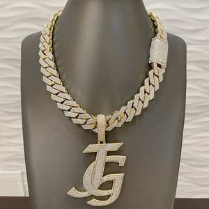 Colgante de diseño de Hip Hop de plata 925 de lujo con diamante de moissanita y bolsa de dinero helado joyería de fiesta personalizable - Product Image 2