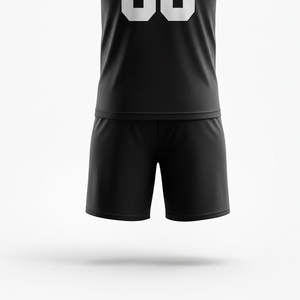 Uniforme de Fútbol Personalizado por Sublimación, Color Sólido Clásico, Cuello Redondo Acanalado, Transpirable, Control de Humedad, Sin Mangas, para Equipos Escolares - Product Image 3